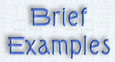 brief examples title